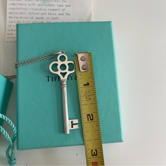 Tiffany & Co. Crown Key Necklace in Sterling Silver - Picture 7 of 10